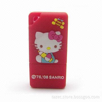 USB Flash Drive with 64MB to 8GB Memory Capacity, Supports Plug-and-play Function